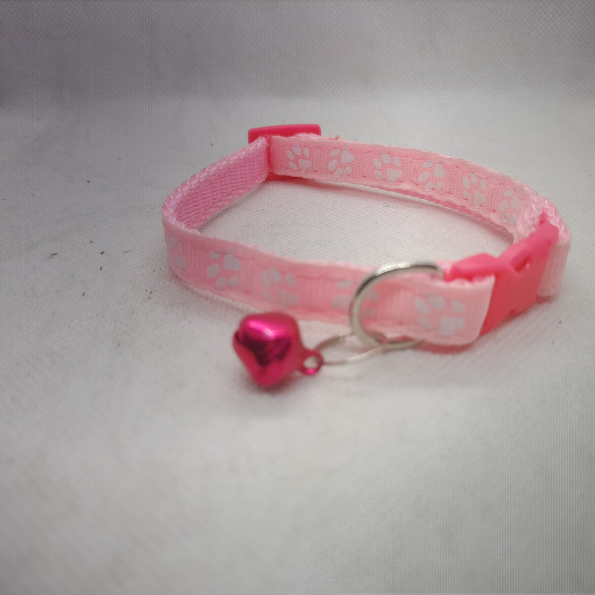 Fabric Cat & Puppy collar with bell