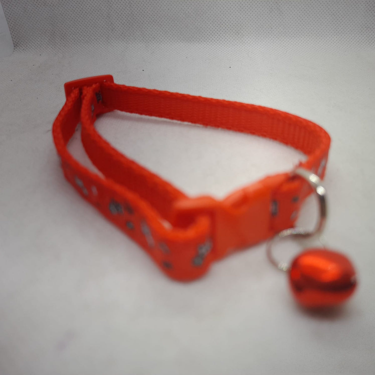Fabric Cat & Puppy collar with bell