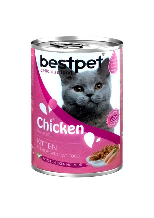 Bestpet kitten wet food with chicken 400 g - Petfriend stores بتفريند ستورز