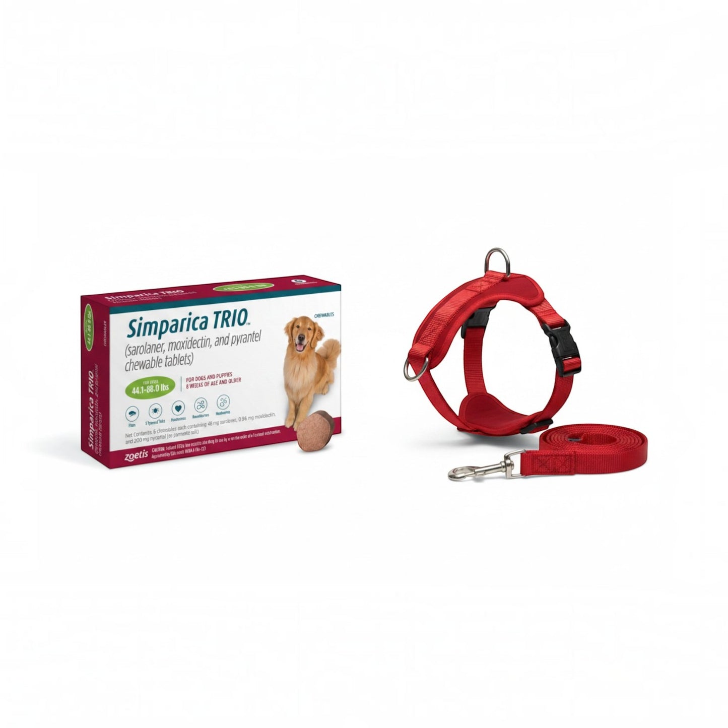 Bundle 6 - Simparica + Harness