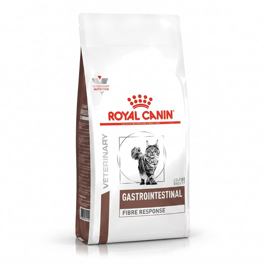 PetFriend Royal Canin Gastrointestinal Fibre Response cat food 2kg bag for digestive health and constipation support
