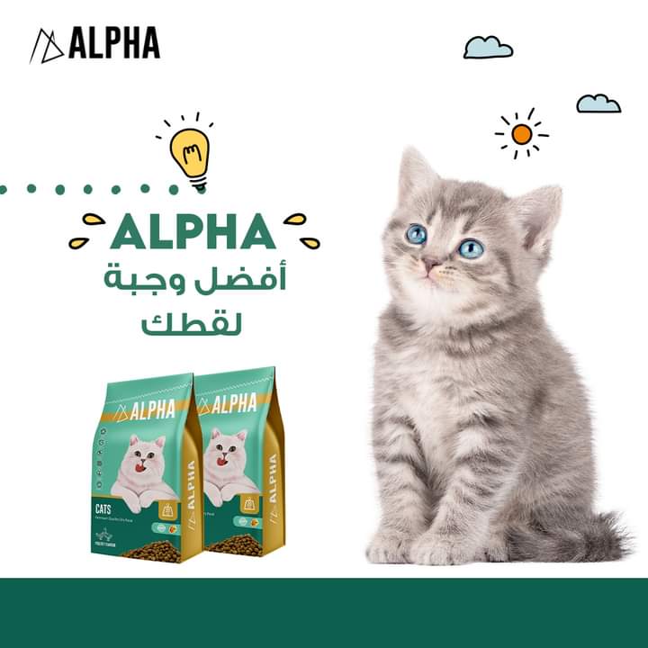 Alpha cat dry food 1 kg - Petfriend stores بتفريند ستورز