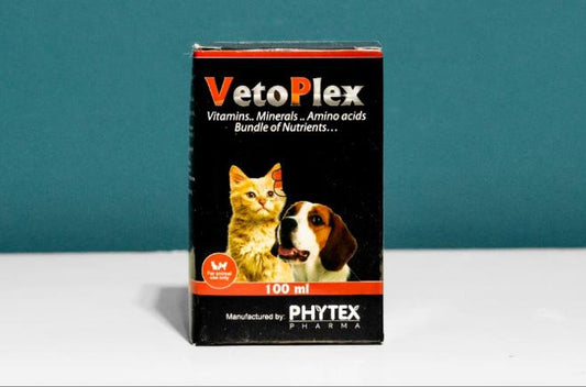 فيتوبلكس فيتامينات قطط والكلاب - vetoplex 